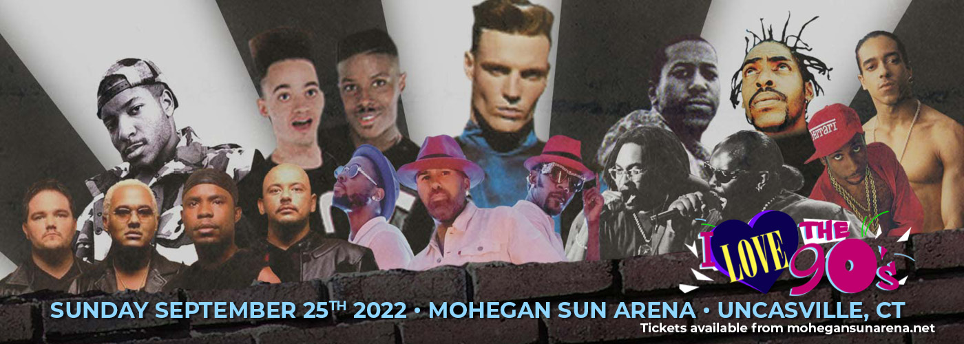 I Love The 90s Tour Montell Jordan & Color Me Badd Tickets 25th September Mohegan Sun Arena