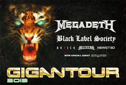 Megadeth & Black Label Society: Gigantour 2013