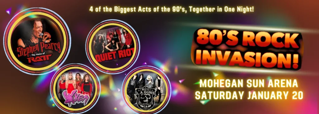 80's Rock Invasion at Mohegan Sun Arena - CT