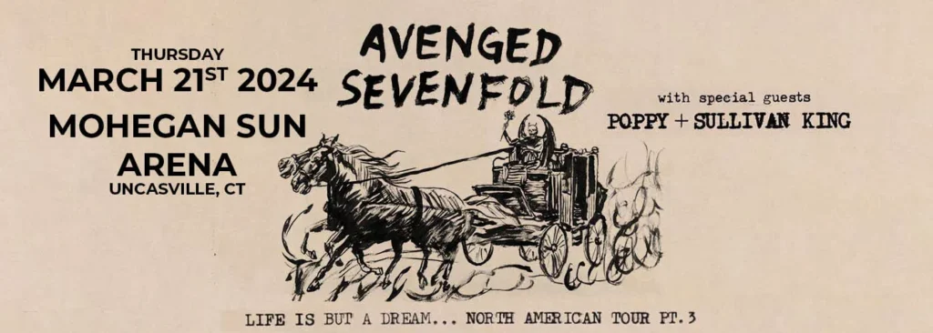 Avenged Sevenfold at Mohegan Sun Arena - CT