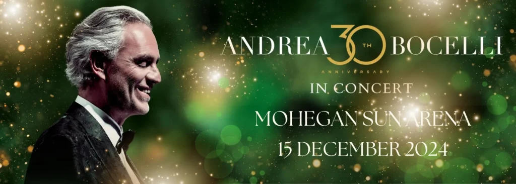 Andrea Bocelli In Concert at Mohegan Sun Arena - CT
