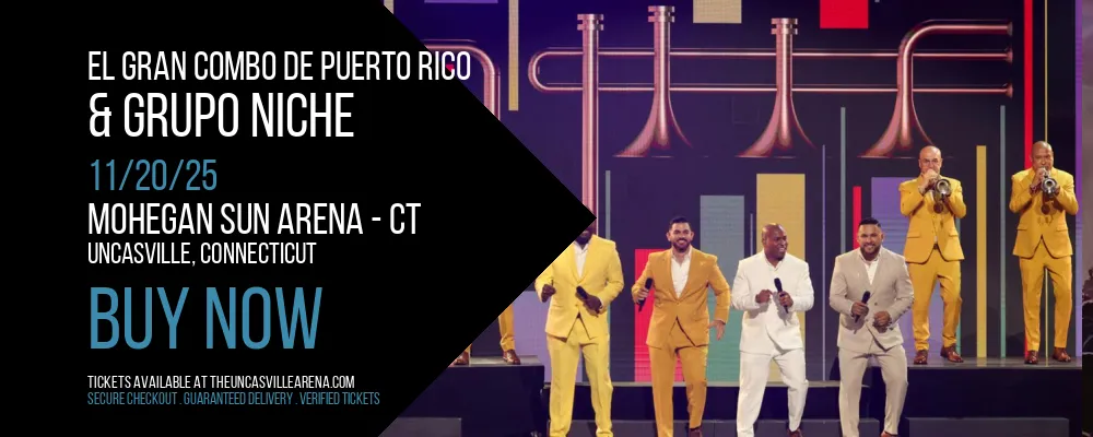 El Gran Combo De Puerto Rico & Grupo Niche at Mohegan Sun Arena - CT